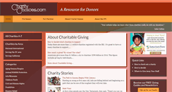 Desktop Screenshot of charitychoices.com